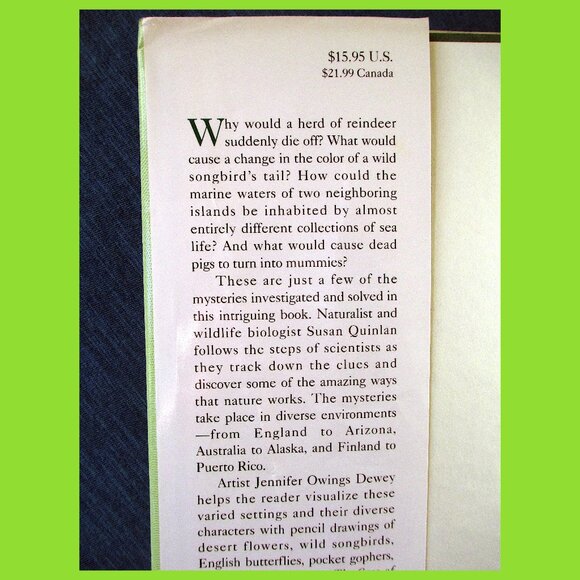 Book: The Case of the Mummified Pigs & Other Mysteries in Nature, Susan Quinlan - Picture 2 of 14